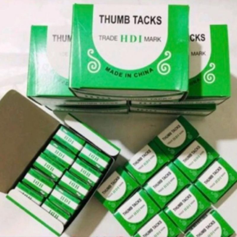 

Paku Payung Isi 10 Kotak - Thumb Tack - 1 Pack