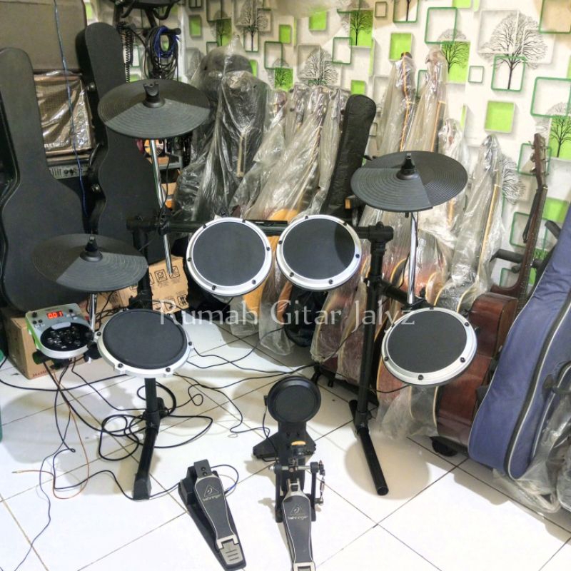 drum elektrik bekas second original behringer xd8 usb mulus