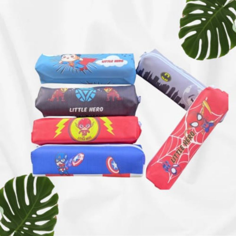

Kotak pensil mini pensil case anak tempat pensil kartun lucu little hero