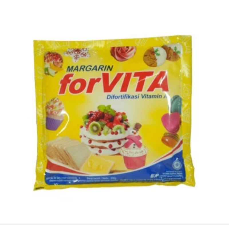 

Forvita margarine 200gr merupakan margarin sehat dengan fortifikasi vitamin A yang di olah dan diproses secara higenis untuk menghasilkan olahan masakan yang sehat dan lezat.