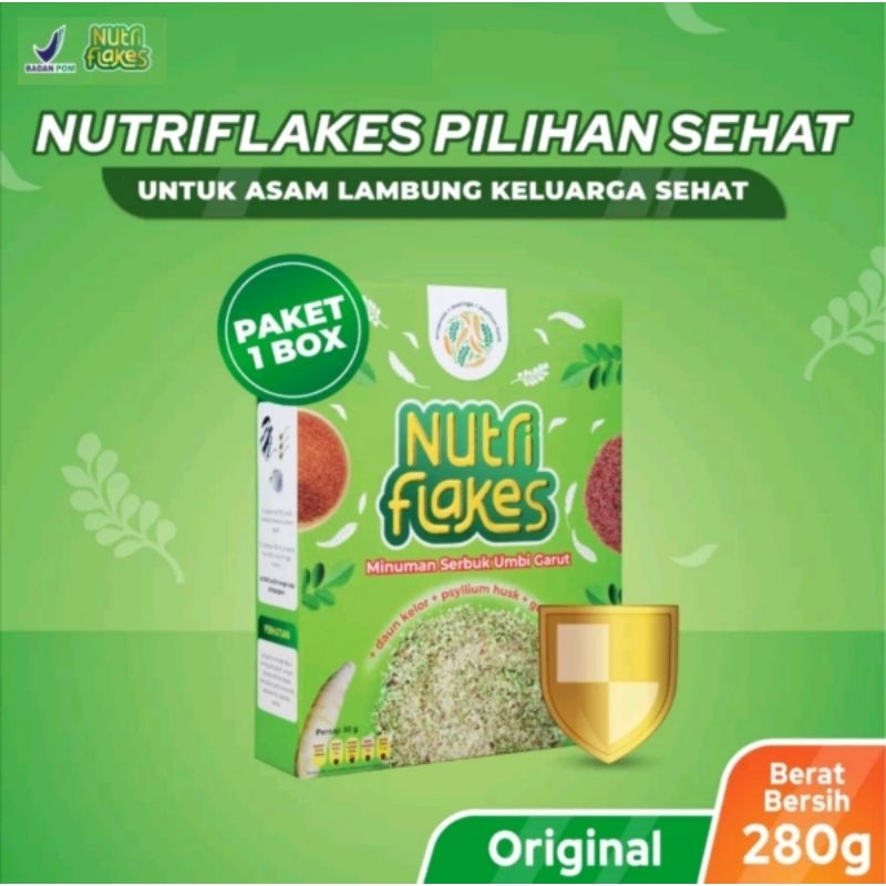 

Nutriflakes sereal umbi Garut atasi maag, Gerd tanpa. efek. samping