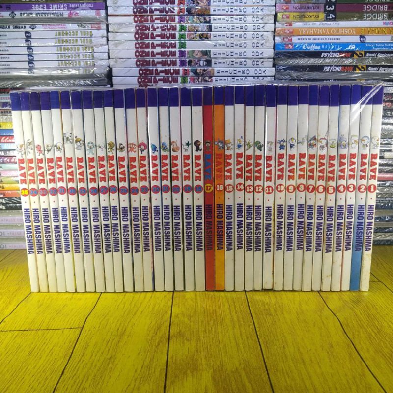 Set Komik Rave volume 1-35 (end)