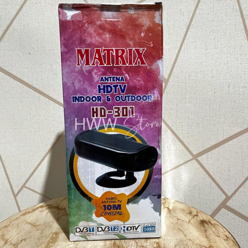 ANTENA TV DIGITAL HD 301 + BOOSTER HD301 MATRIX