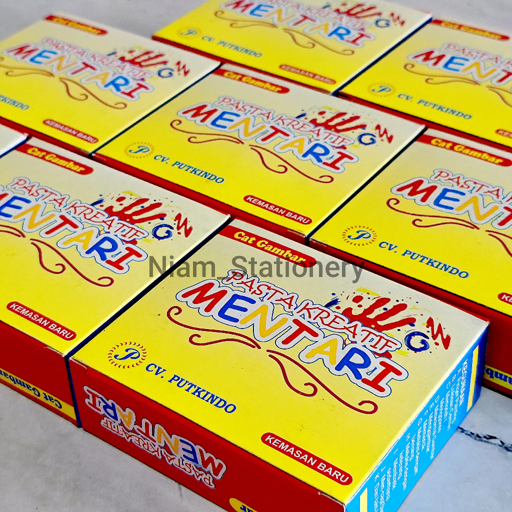 

Azka_Niam SATU PACK ( 3 WARNA x 50ml ) Pasta Kreatif Mentari Cat Gambar Cat Finger Painting