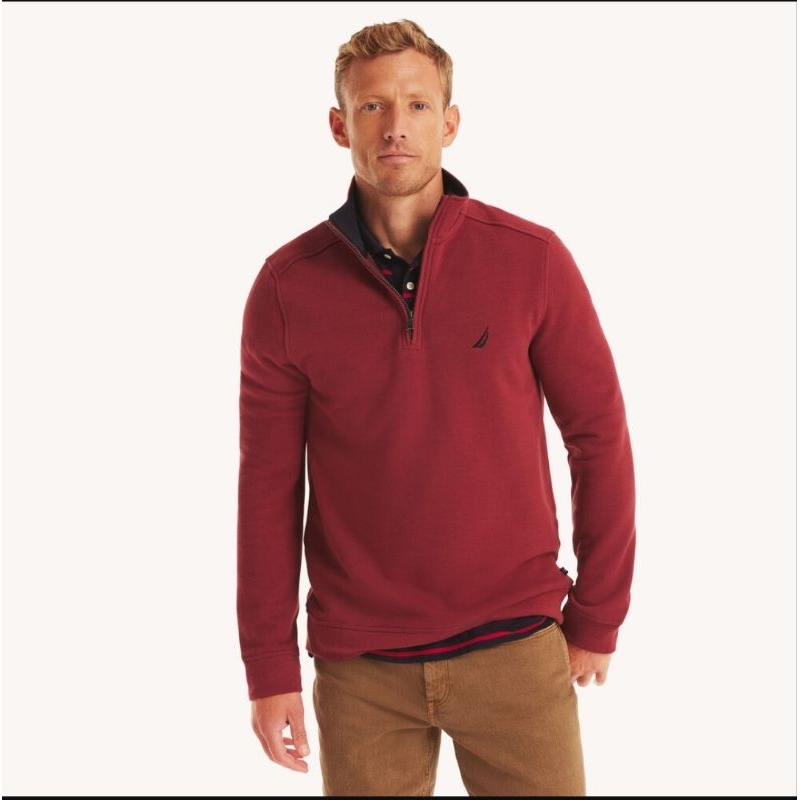 Sweater Nautica Half Zipper original size L