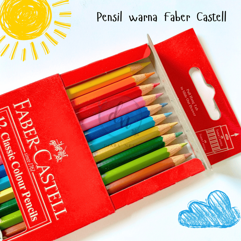 

PENSIL WARNA FABEL CASTELL PANJANG ISI 12 WARNA - FABER CASTELL 12 CLASSIC COLOUR PENCILS