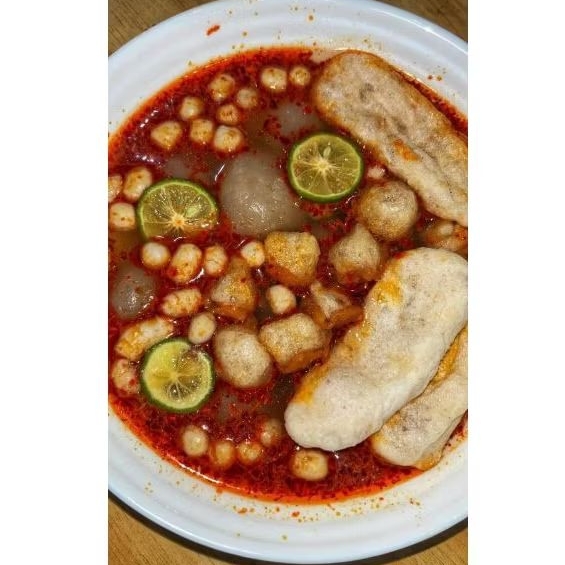 

baso rangu dan ayam mercon