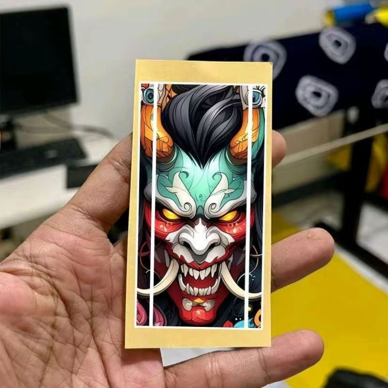 stiker anime, anime moster, stiker nyala, hp, motor