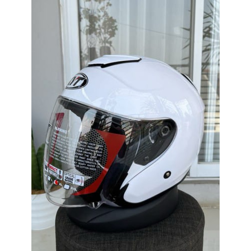 HELM KYT KYOTO MIRIP ASLI ORIGINAL MERK SKS SNI FREE STIKER KYT TERLARIS