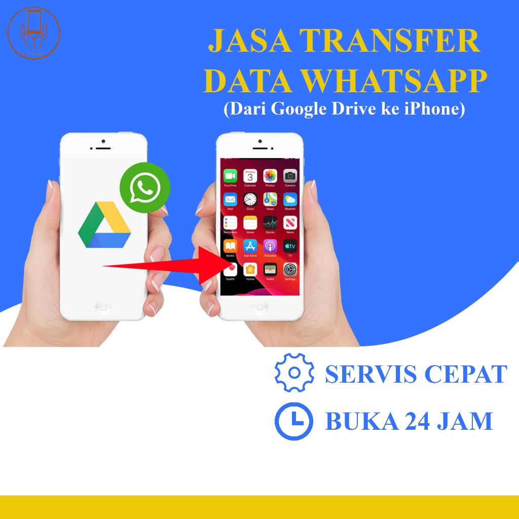 Jasa Transfer WhatsApp dari Google Drive ke iPhone