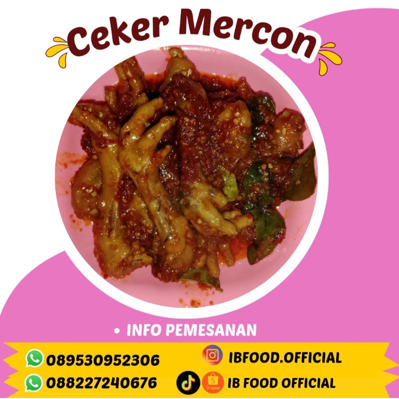 

Ceker Mercon Pedas Kemasan Vakum isi 5 Pcs