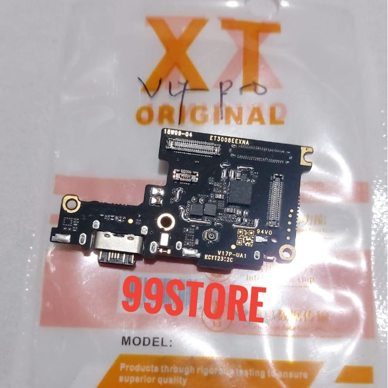 Papan Konektor Cas Vivo V17 Pro  Flexibel Cas Charger Vivo V17 Pro  Lengkap iC