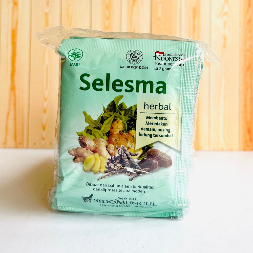 

Jamu Salesma Sidomuncul isi 10 Sachet