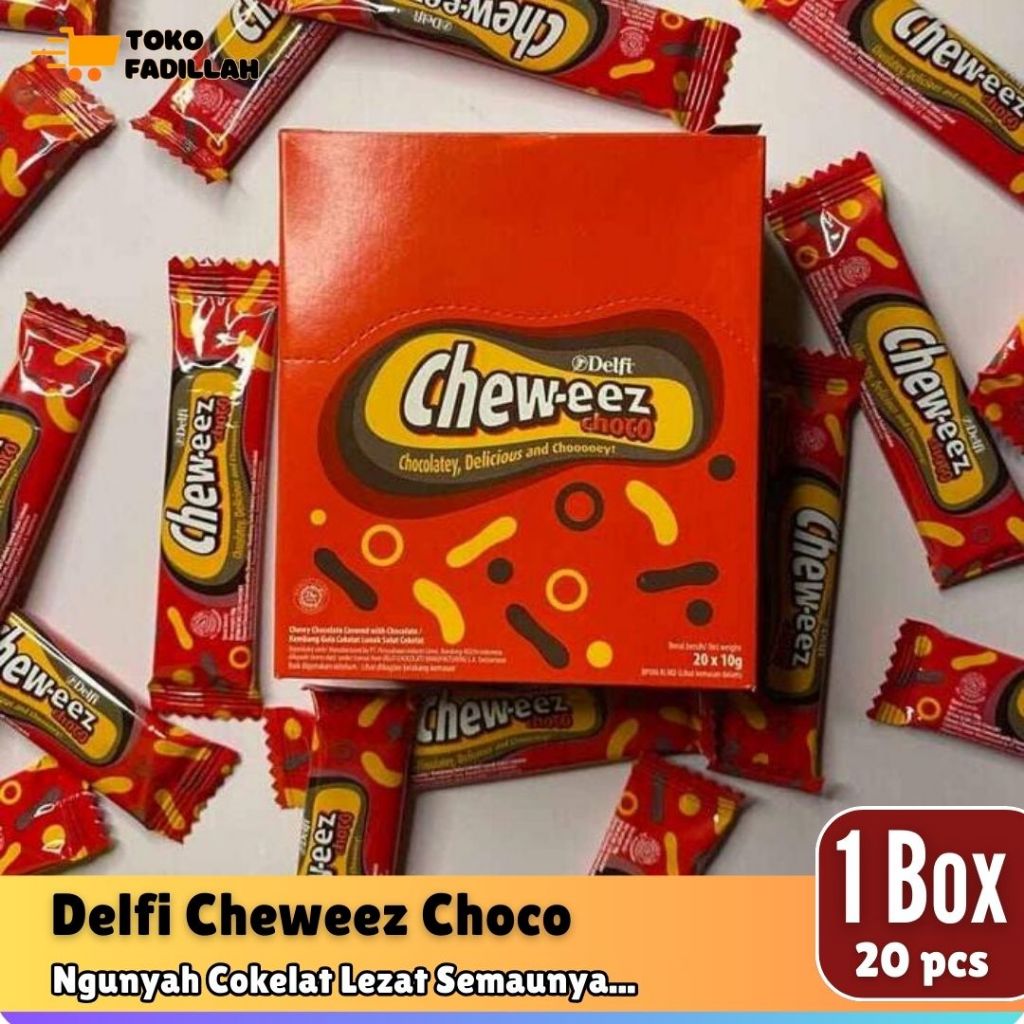 

Delfi Cheweez Cokelat Batang Lunak Box isi 20 pcs