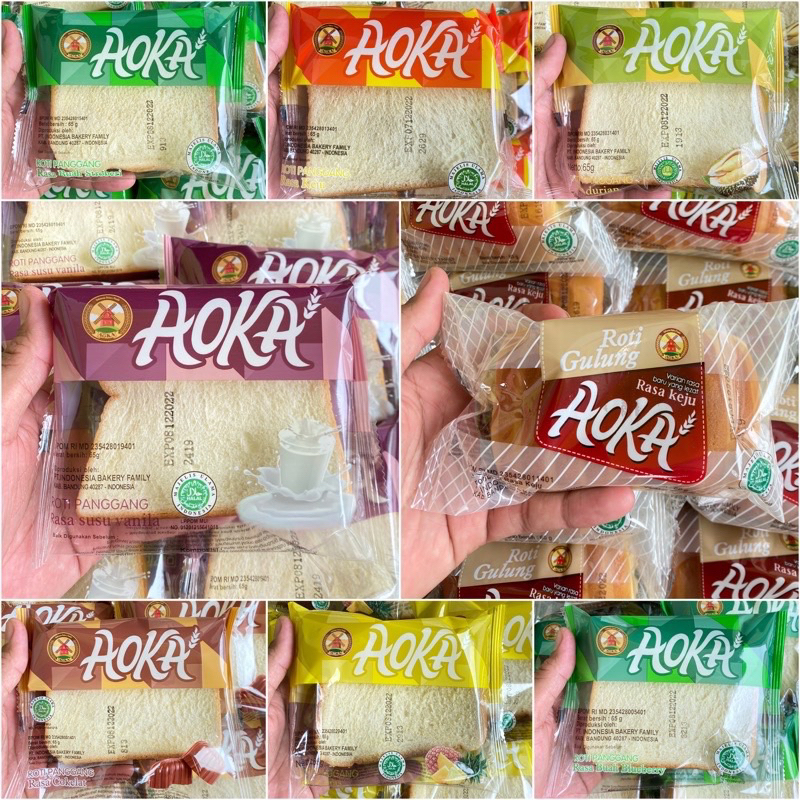 

ROTI AOKA PANGGANG LEMBUT MACAM VARIAN RASA