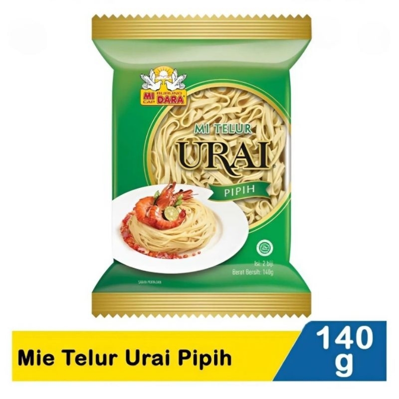 

Burung Dara Mie Telur Urai Pipih 140G