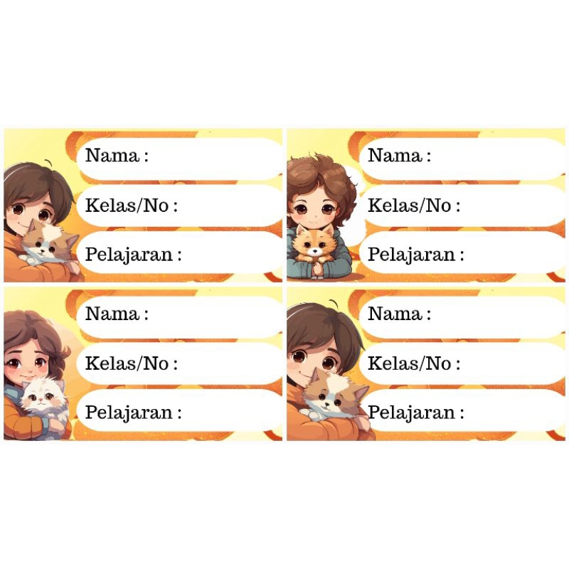 

Stiker Nama/Stiker Buku