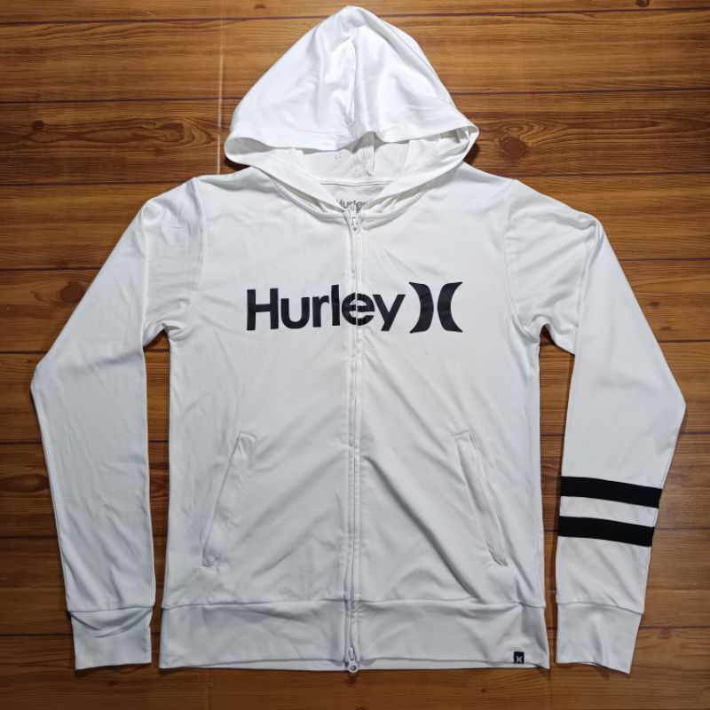 Jaket Running Hurley second Putih size S