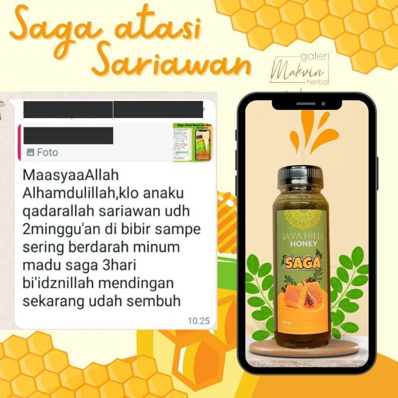 

madu saga javahills honey