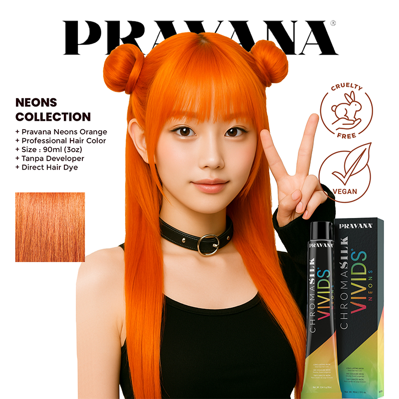 PRAVANA NEONS ORANGE - Vegan Hair Color (Cat Rambut)