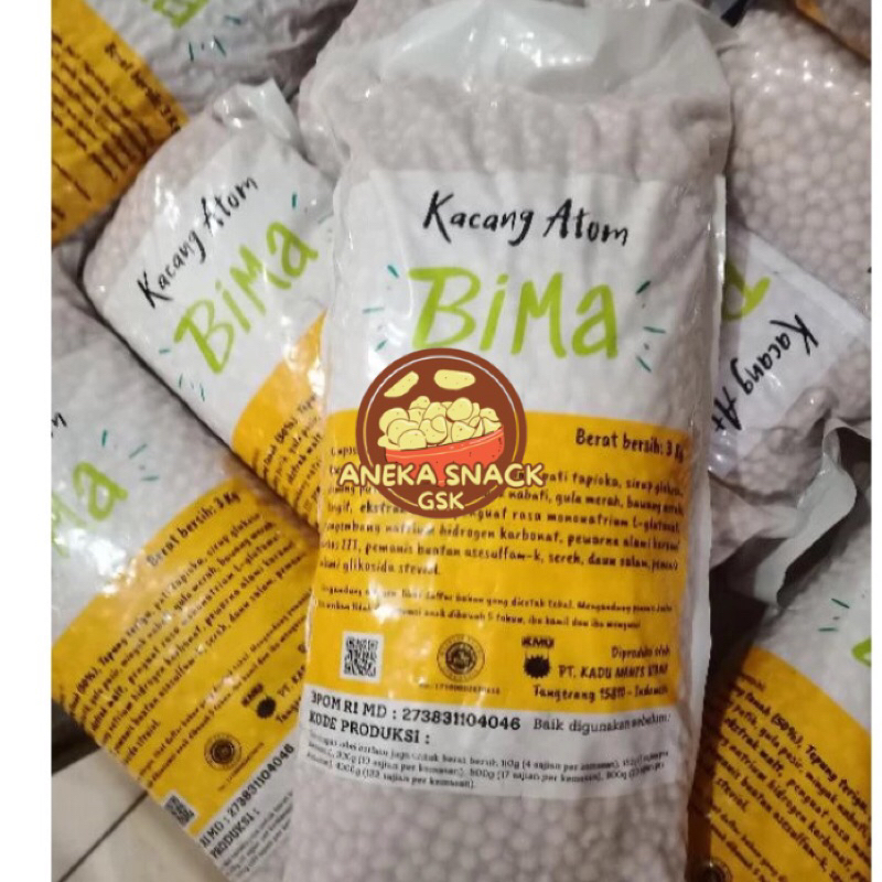 

Kacang atom bima / Kacang atom 250gr,500gr,1kg