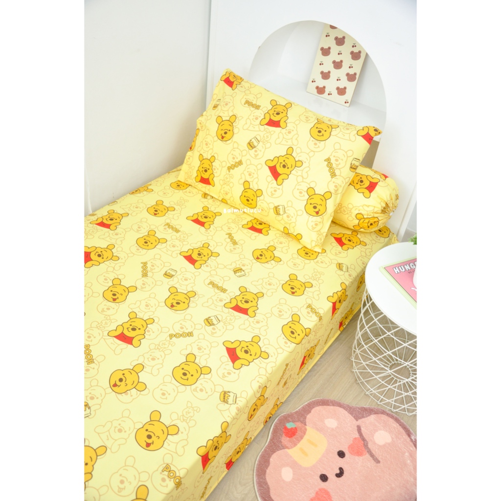 RB Sprei Set 100x200 120x200 160x200 180x200 Motif Karakter Cinnamoroll Kuromi My Melody Ukuran