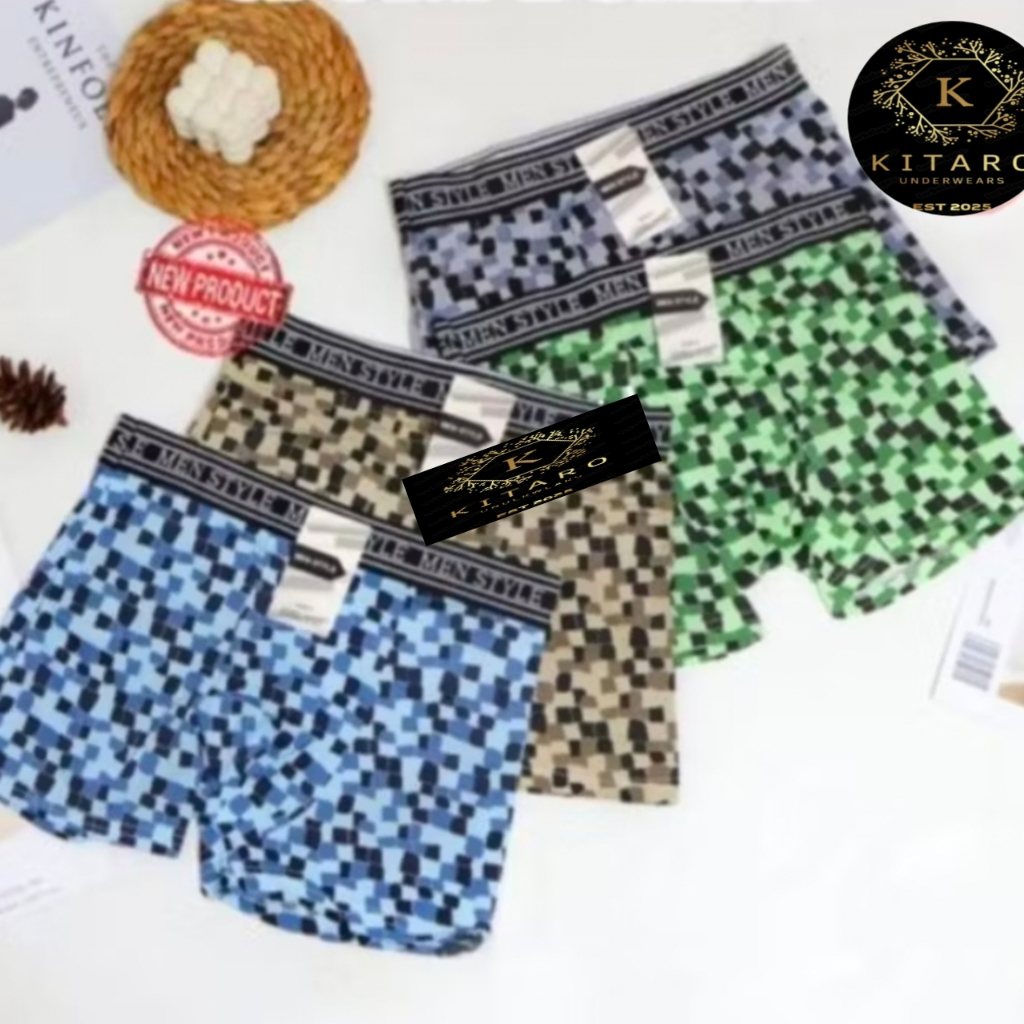 ( 6 - 12 PCS ) Boxer Pria Aneka Motif | CD Boxer Pria Lusinan | Boxer Pria | CD Pria Murah