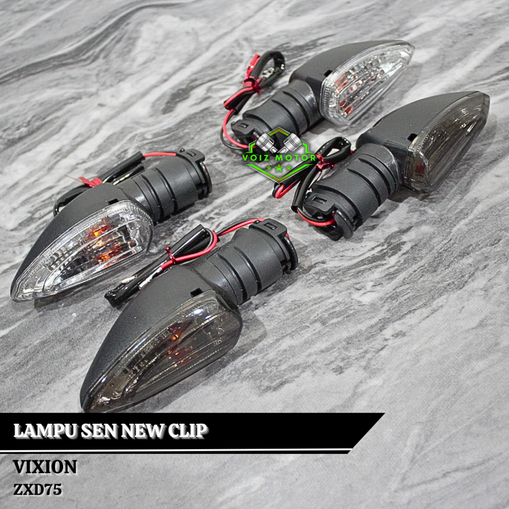 Lampu Sein Vixion New Model Clip Lampu Sen Vixion New Clip Bening Dan Smoke