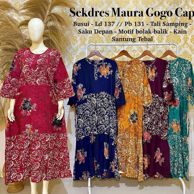 Sekdres Maura Gogo Batik Cap Jumbo
