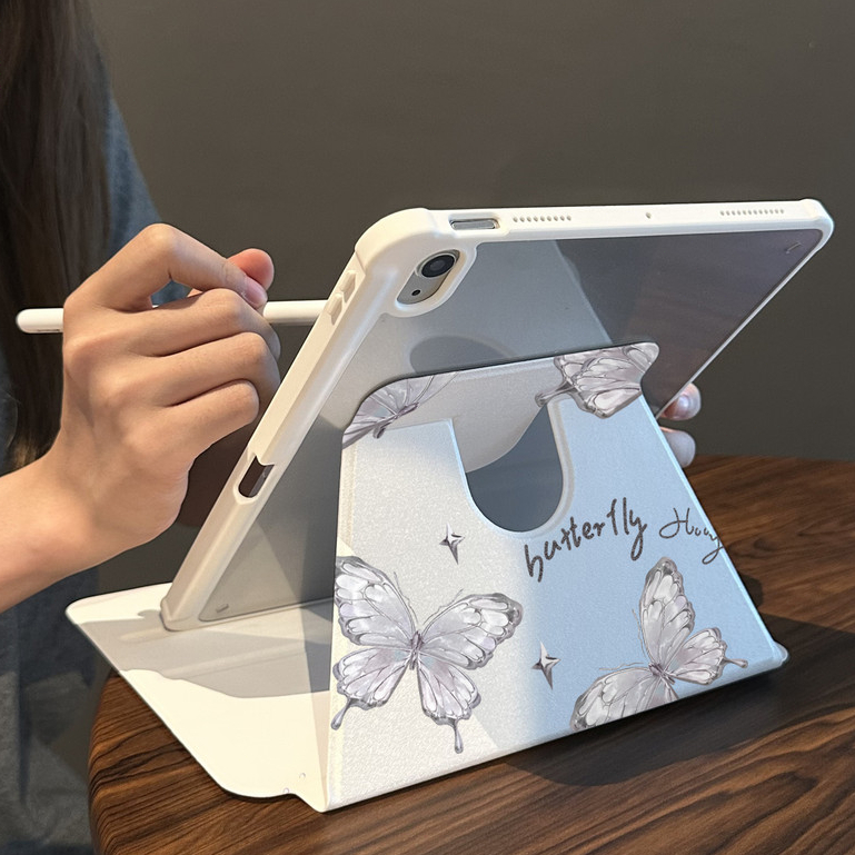 Cocok untuk ipad gen 10 tablet case pelindung lucu ipad air 5 rotasi ipad pro 11 inci 360° ipad air 