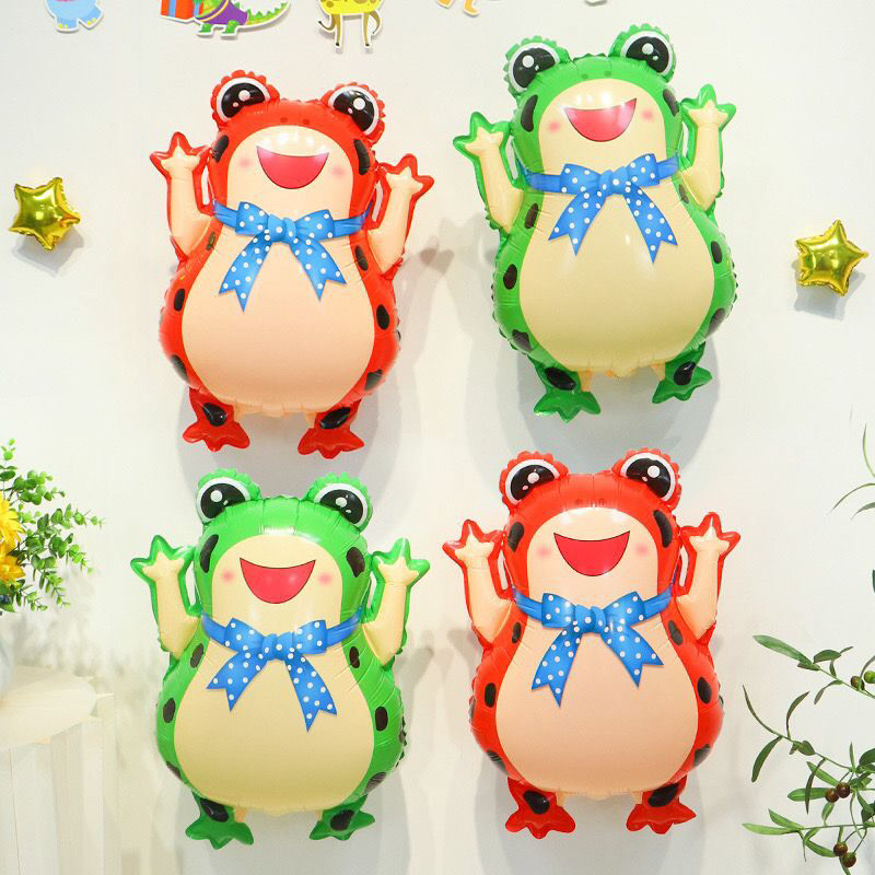 balon karakter kodok / balon gas katak grosir 10pcs