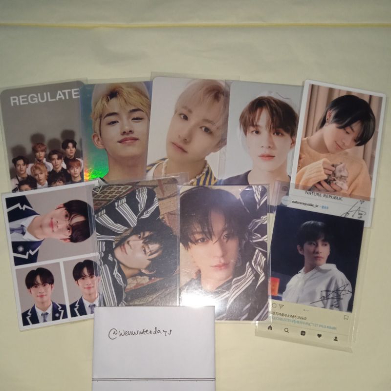 PHOTOCARD PC OFFICIAL NCT DREAM 127 JENO WAYV WINWIN YUTA MARK JUNGWOO RENJUN JENO HOLOGRAM 2018 EMP