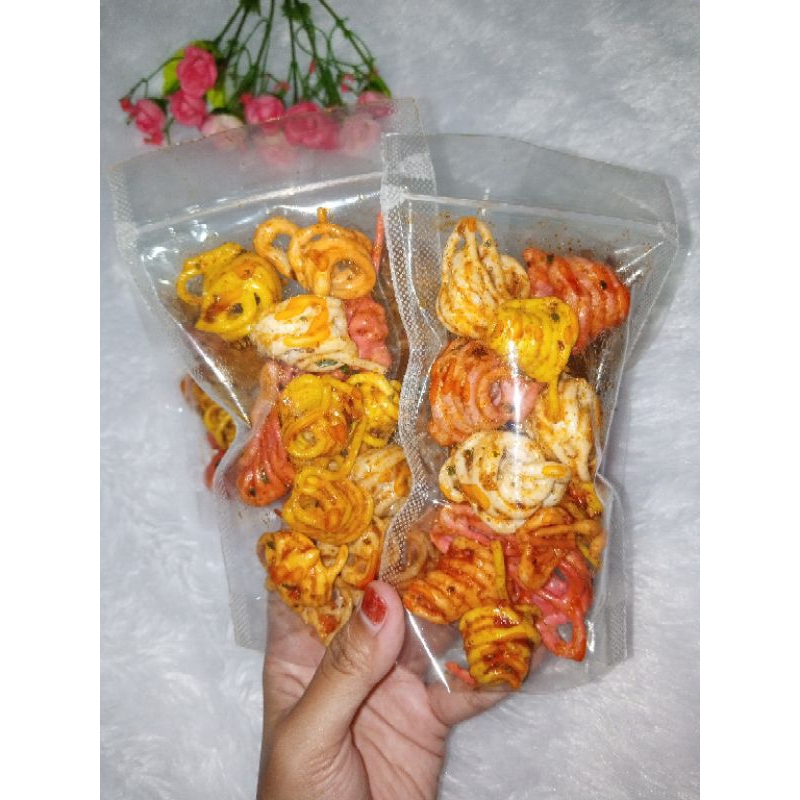 

Seblak Kerupuk Kering Daun Jeruk Pedas