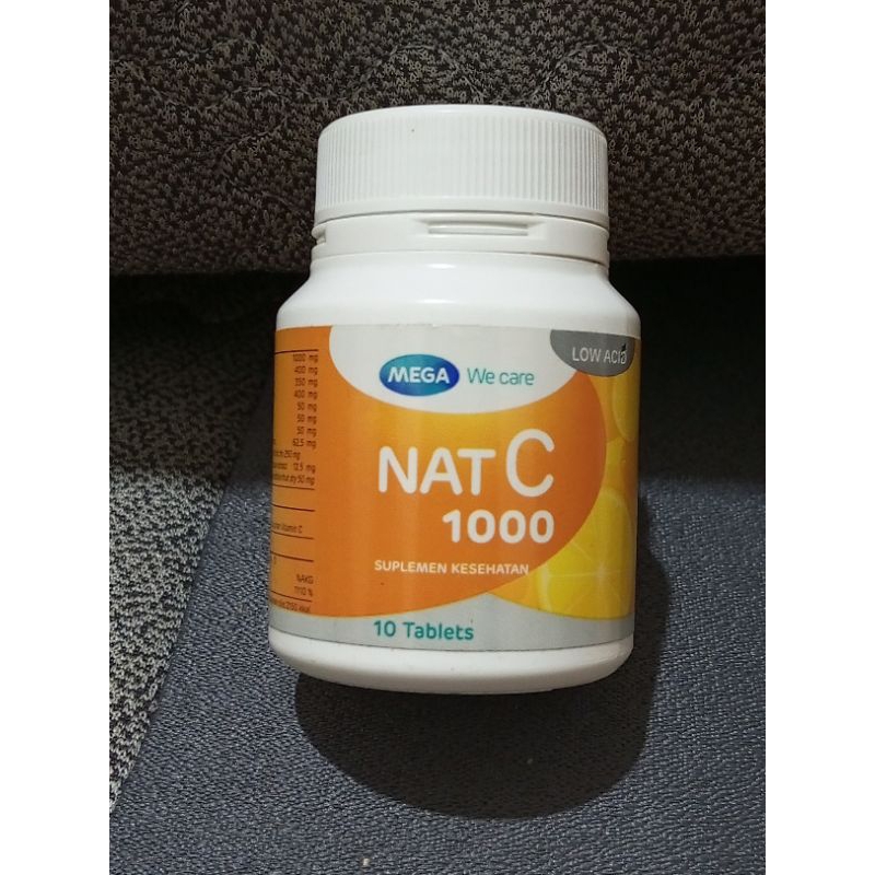 Nat c 1000 isi 10 tablet Mega we care