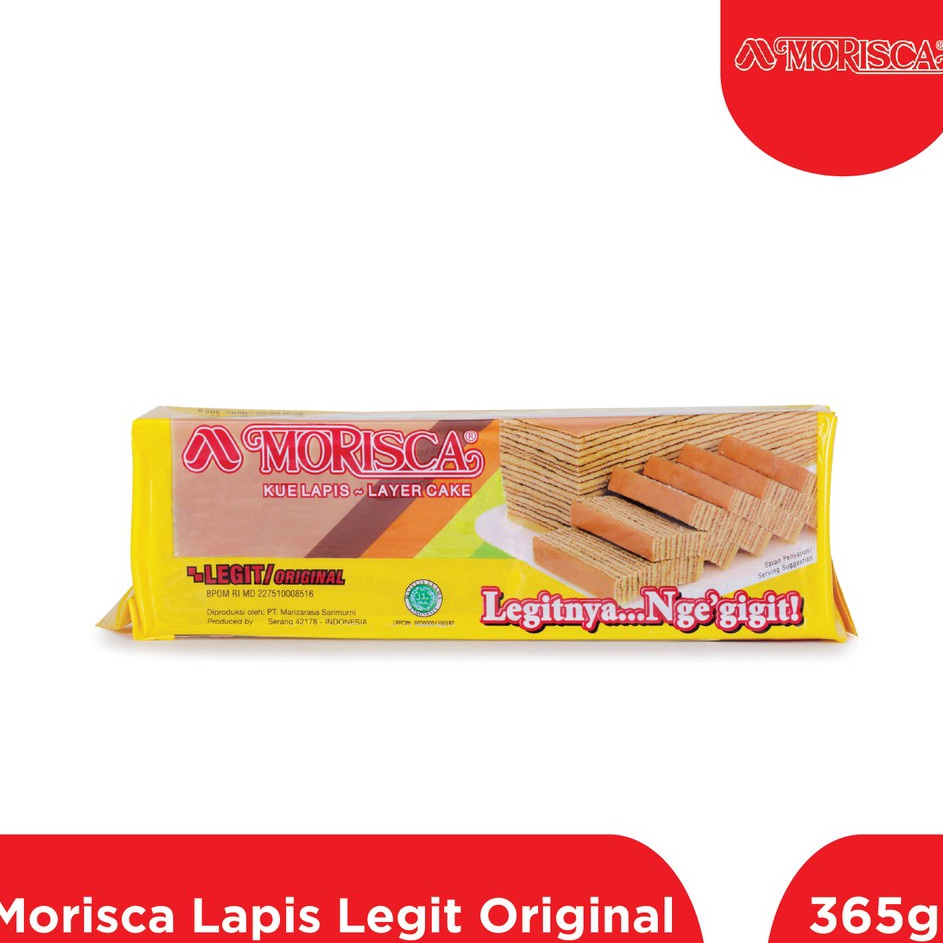 

KCC37 Morisca Kue Lapis Original 365gr
