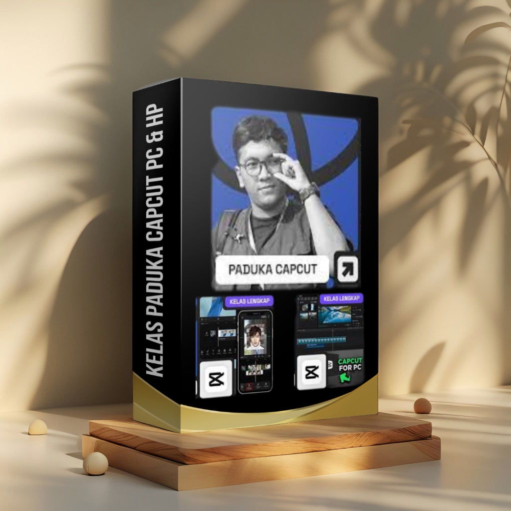 [ECOURSE] PAKET 2 IN 1 KELAS PADUKA CAPCUT PC & HP - KUASI EDITING PROFESIONAL DI PC & HP SEKALIGUS
