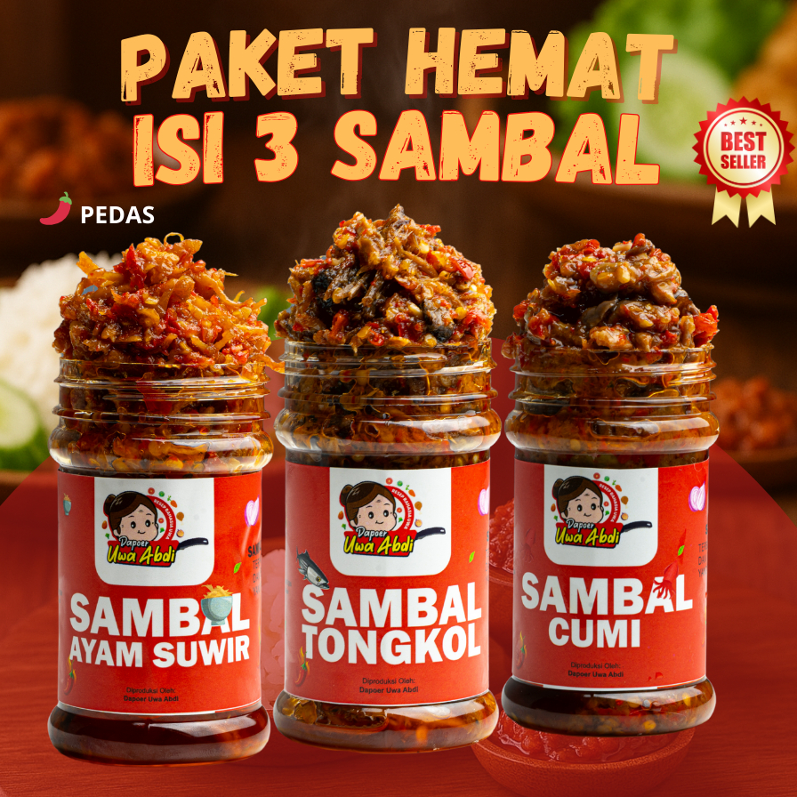 

PAKET (BUNDLING) HEMAT SAMBAL DAPOER UWA ABDI