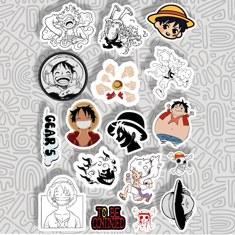 

Sticker Anime Luffy Gear5 One Piece || Stiker Helm Onepiece