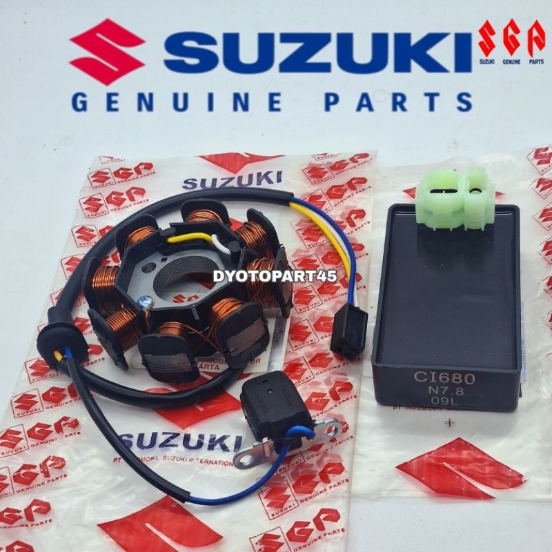 SPUL ASSY + CDI UNIT SUZUKI SHOGUN 110 SHOGUN KEBO ORIGINAL QUALITY SGP