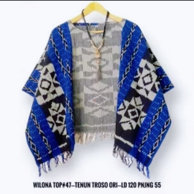 OUTHER TENUN MURAH, ATASAN TENUN KEKINIAN, BAJU TENUN MOTIF WANITA, TENUN JEPARA PREMIUM, BLAZER TEN