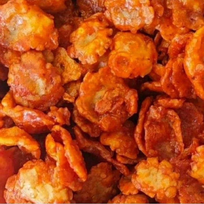 

Emping pedas manis, netto 200 gr