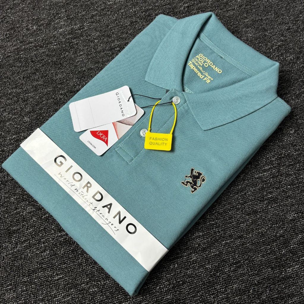 Giordano Kaos Polo Lengan Pendek Pria Wanita Terbaru Kaos Polo Shirt Giordano Bordir Kecil