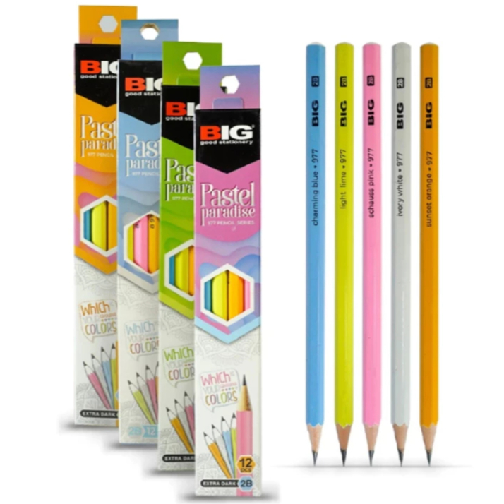 

Pensil 2B BIG warna Pastel Pensil cute 2B Per Pcs