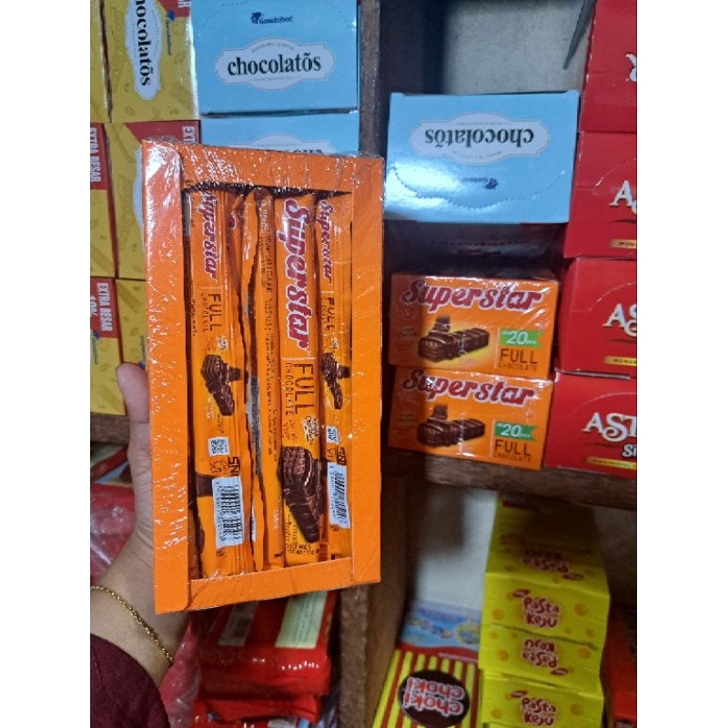 

Superstar wafer coklat isi 20pcs