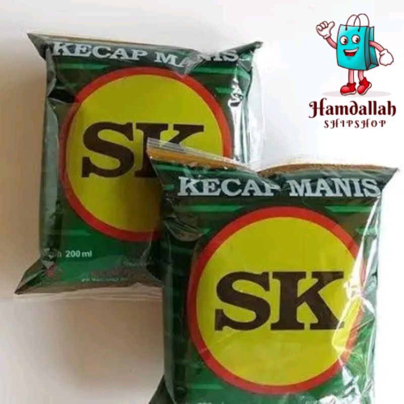 

Kecap manis SK, kecap kemasan plastik/bantalan 200ml