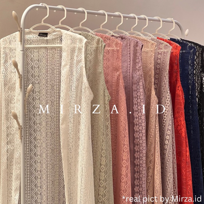 Outer Brukat Kondangan Panjang Tanpa Lengan Kekinian