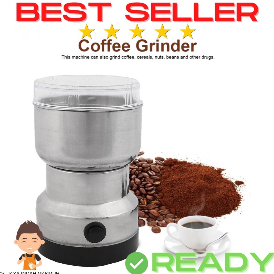 Electric Coffee Grinder Mesin Giling Bubuk Kopi Penggiling Kopi 15W