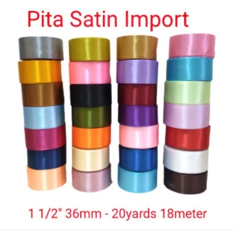 

Pita Satin 1,5 inch (4 cm) / PITA SATIN 1,5" 4cm - 1.5 in