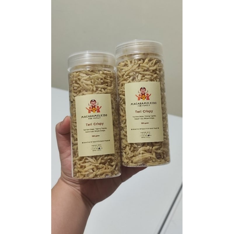

Teri Krispi Besar 120gr Macaramel