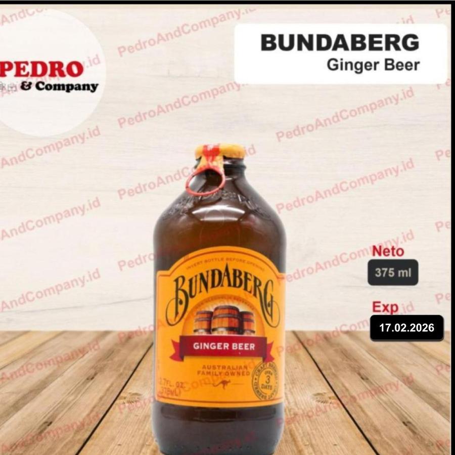 

Bundaberg GINGER BEER drink 375 ml - soda minuman berkarbonasi